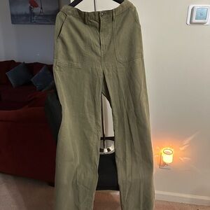 a.n.a Women's Olive Chinos